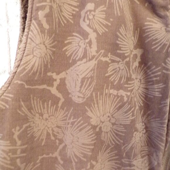 Columbia Women's Fleece Lined Corduroy Reversible Vest. Light Brown. EUC - Picture 5 of 10